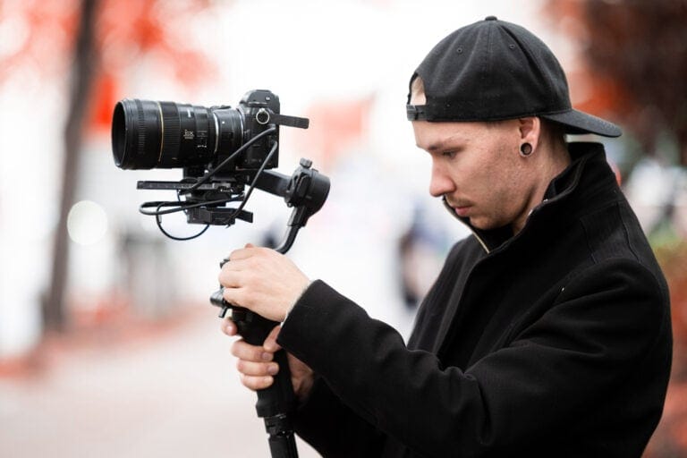 Videografie Gimbal geführt